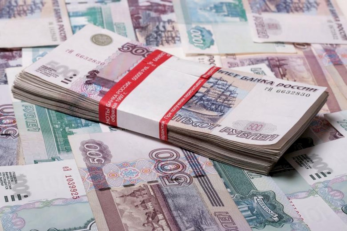Rosyjskie ruble. Fot. www.freepik.com