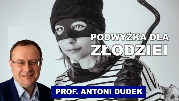 Prof. Antoni Dudek: Podwyższanie progu kradzieży to przejaw bezsilności państwa