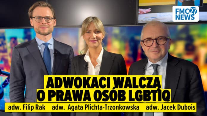 Adwokaci walczą o prawa osób LGBTIQ. Agata Plichta-Trzonkowska, Filip Rak, Jacek Dubois