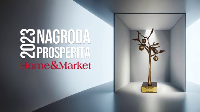 Wr臋czenie nagrody PROSPERITA 2023 magazynu Home&Market