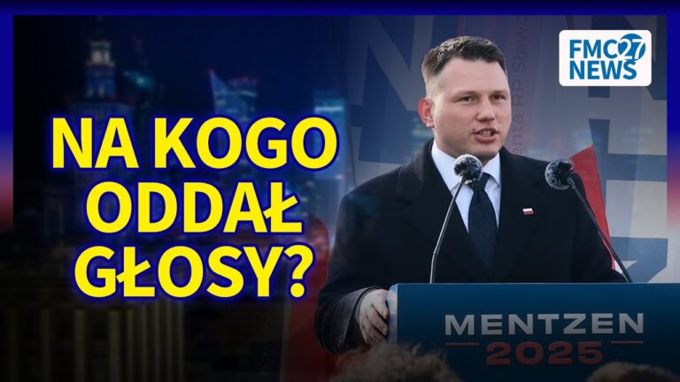 A KOGO SŁAWOMIR MENTZEN ZDECYDOWAŁ ODDAĆ SWOJĘ POPARCIĘ?