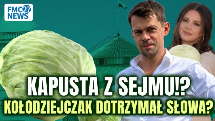Czy poseł Michał Kołodziejczak naprawdę przywiózł kapustę do Sejmu? Czy poseł Michał Kołodziejczak naprawdę przywiózł kapustę do Sejmu?